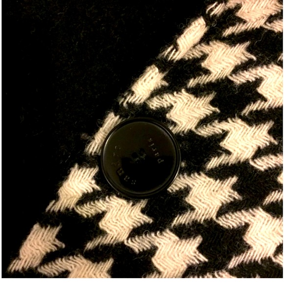 🔥Sandro Morane Houndstooth Wool-blend Coat, size 6 - Picture 5 of 9